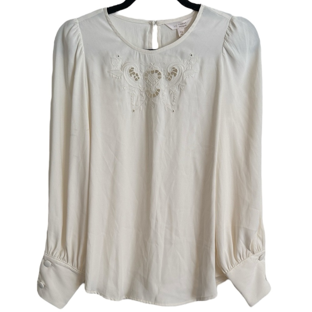 ๐ป LC Lauren Conrad Cutout Neckline Blouse NWT (FLAWED)